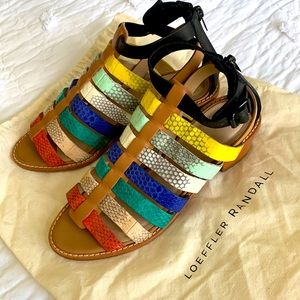 Loeffler Randal all leather sandals